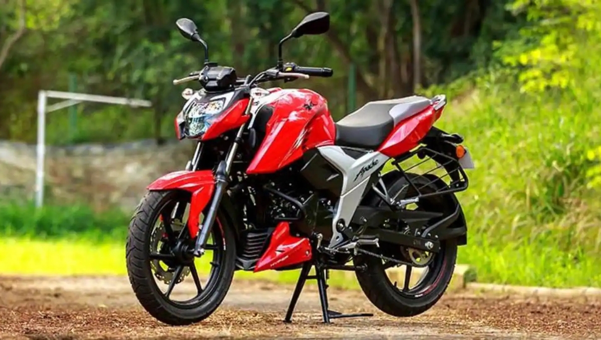 TVS Apache RTR 160 4V: सिर्फ 1.25 लाख में पाएं 114kmph की रफ्तार और एडवांस फीचर्स